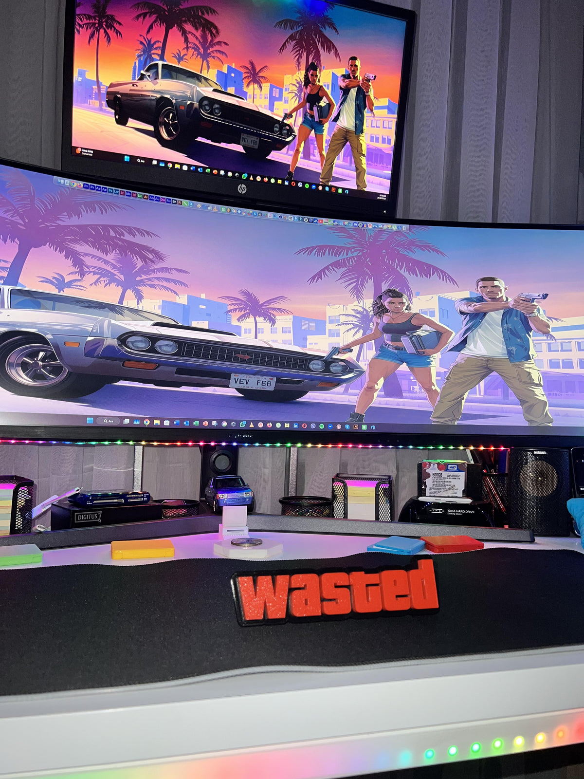 GTA Wasted Masaüstü Aksesuarı Işıksız!