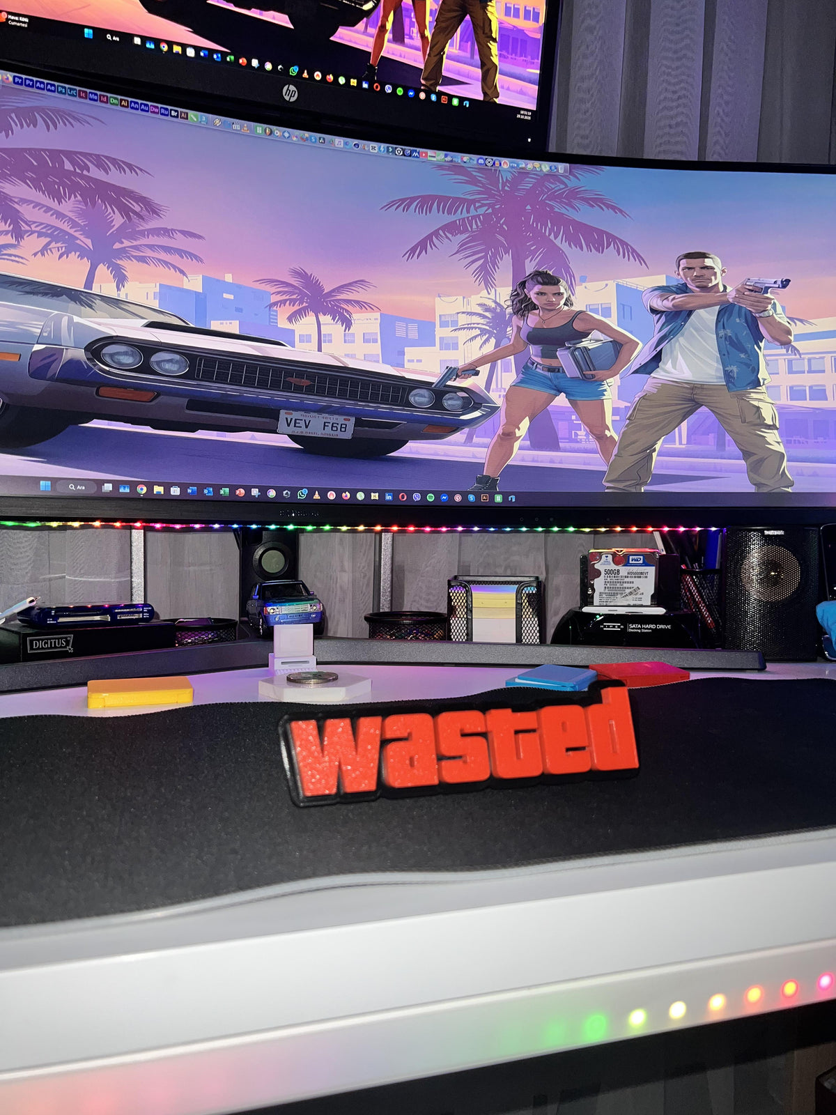 GTA Wasted Masaüstü Aksesuarı Işıksız!