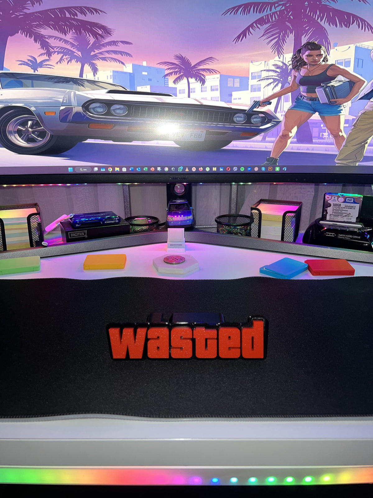 GTA Wasted Masaüstü Aksesuarı Işıksız!