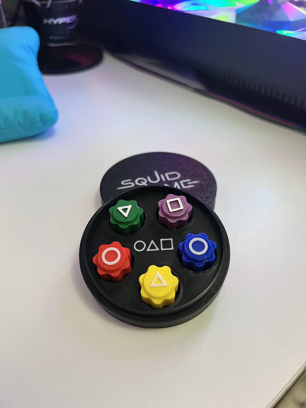 Squid Game Oyun Kutusu Yuvarlak