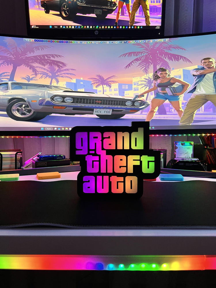 Grand Theft Auto Logo GTA Masaüstü Aydınlatma Aksesuarı