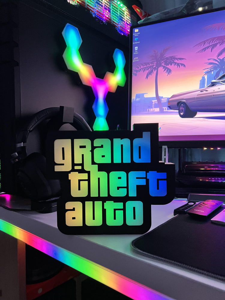 Grand Theft Auto Logo GTA Masaüstü Aydınlatma Aksesuarı