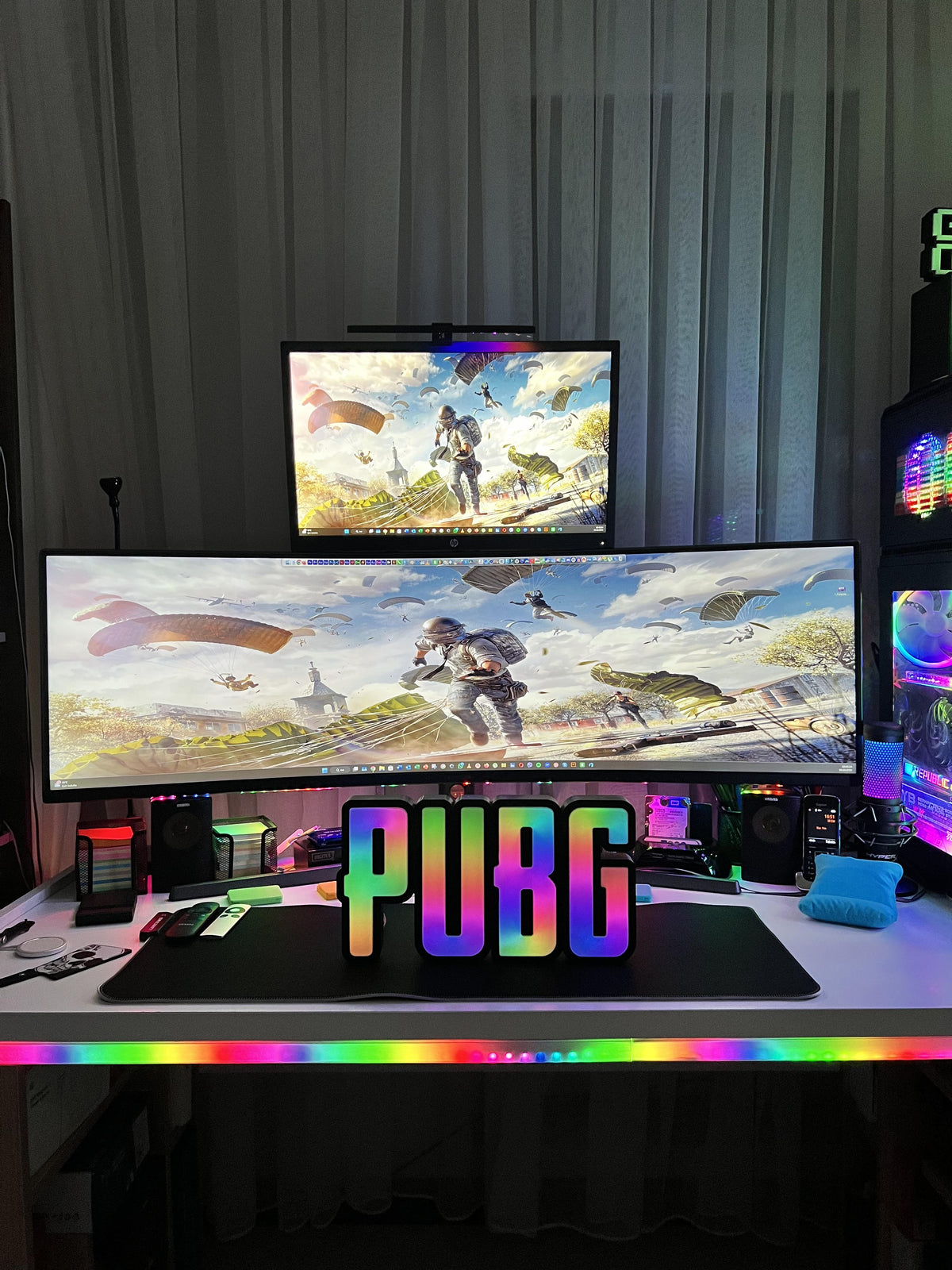 PUBG Logo Masaüstü Aydınlatma Aksesuarı