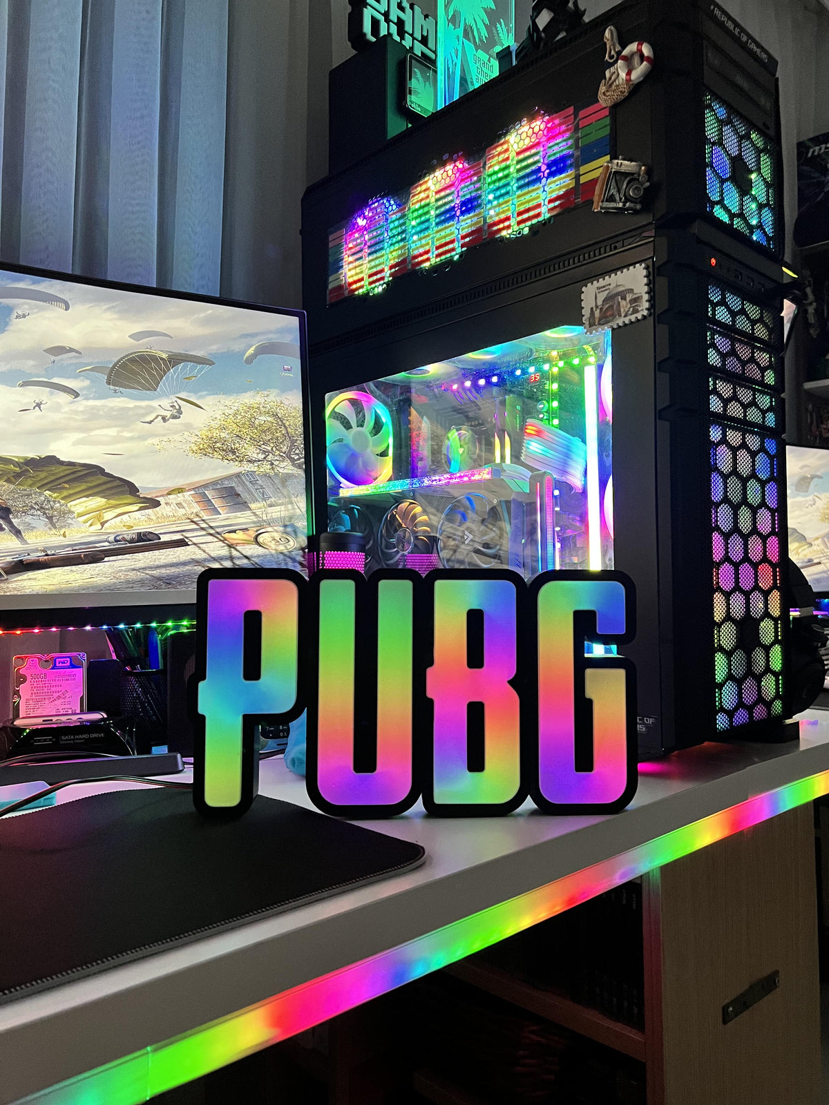 PUBG Logo Masaüstü Aydınlatma Aksesuarı