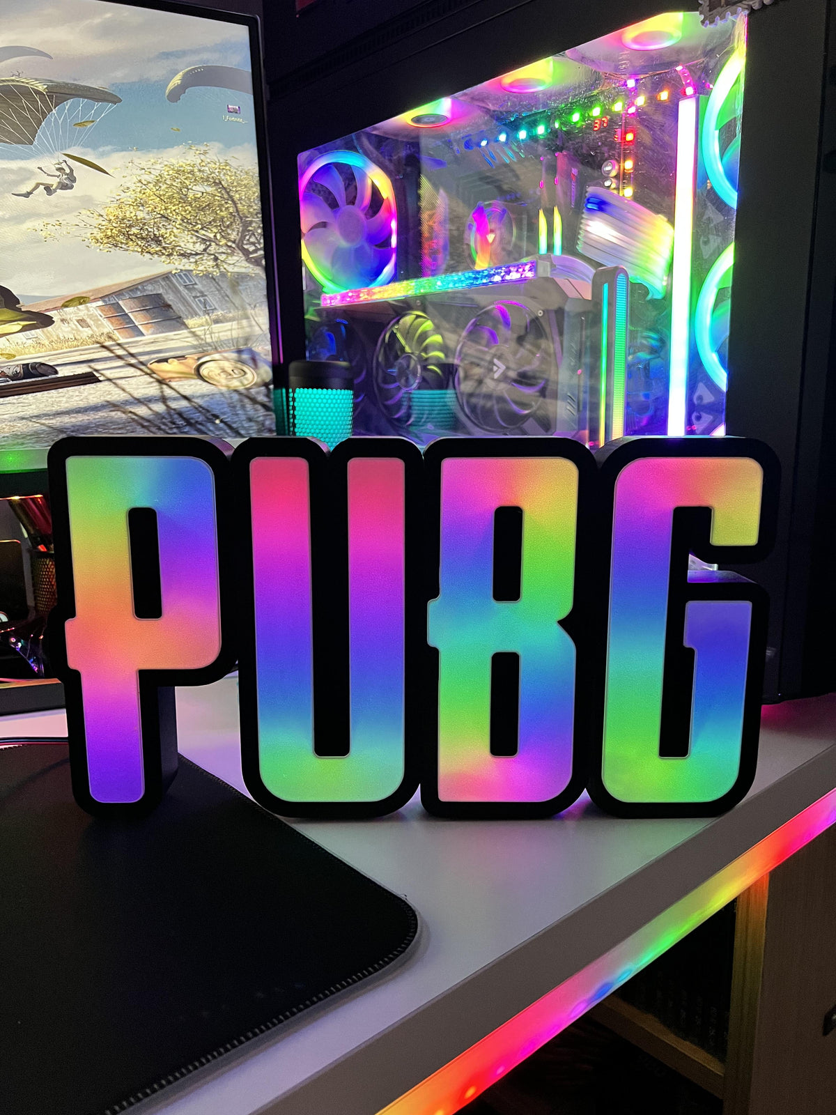 PUBG Logo Masaüstü Aydınlatma Aksesuarı