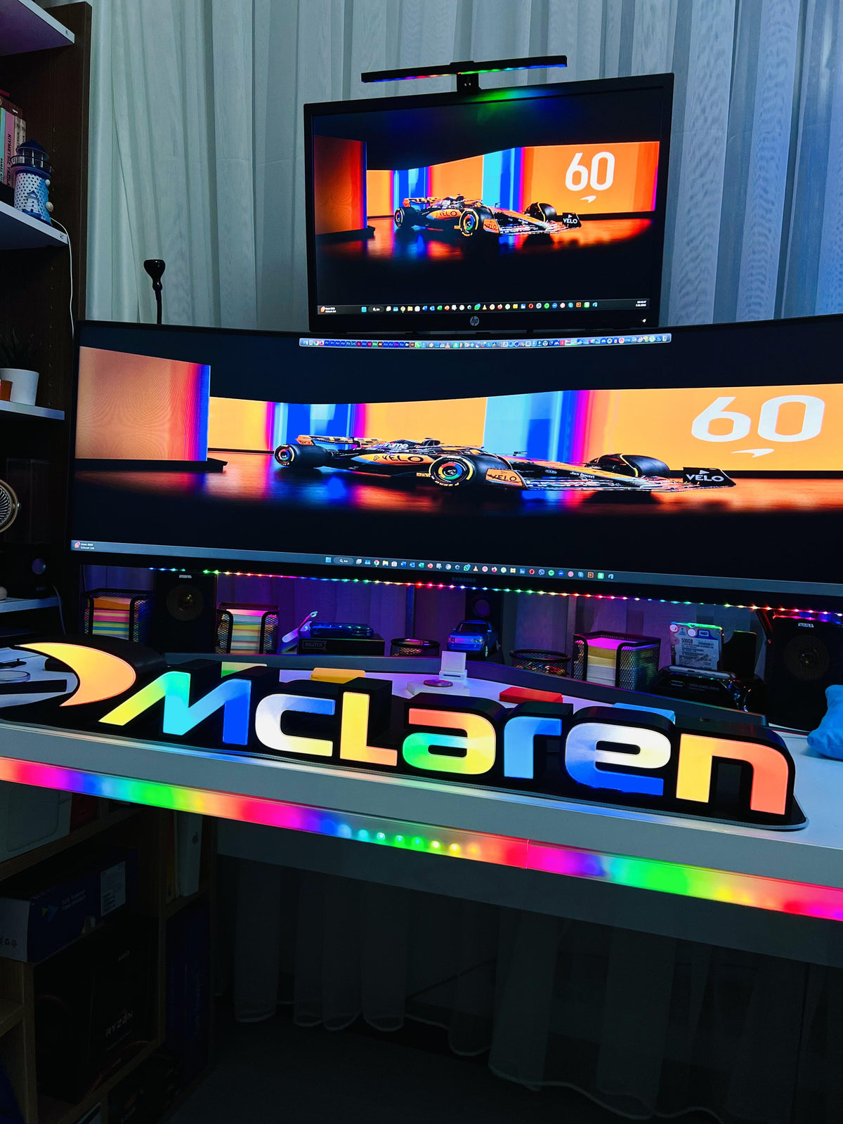 McLaren Logo / Duvar Aydınlatma Aksesuarı