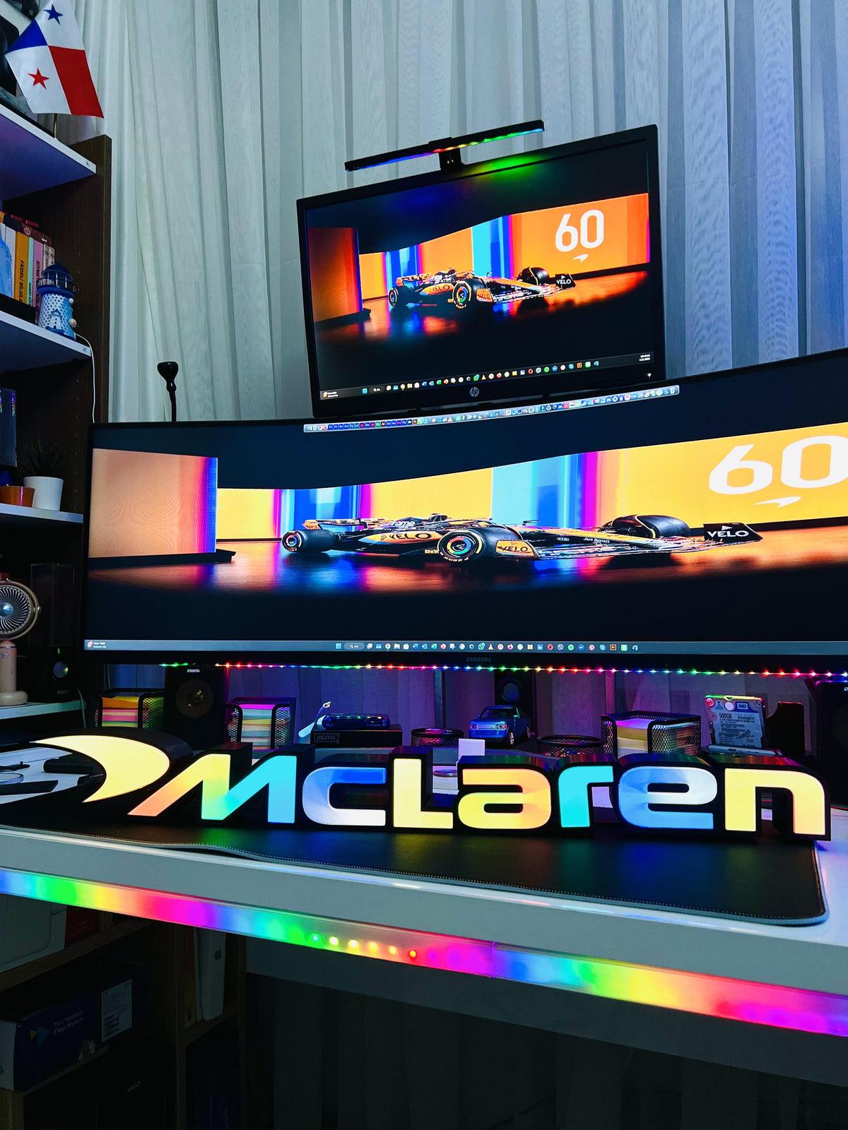 McLaren Logo / Duvar Aydınlatma Aksesuarı