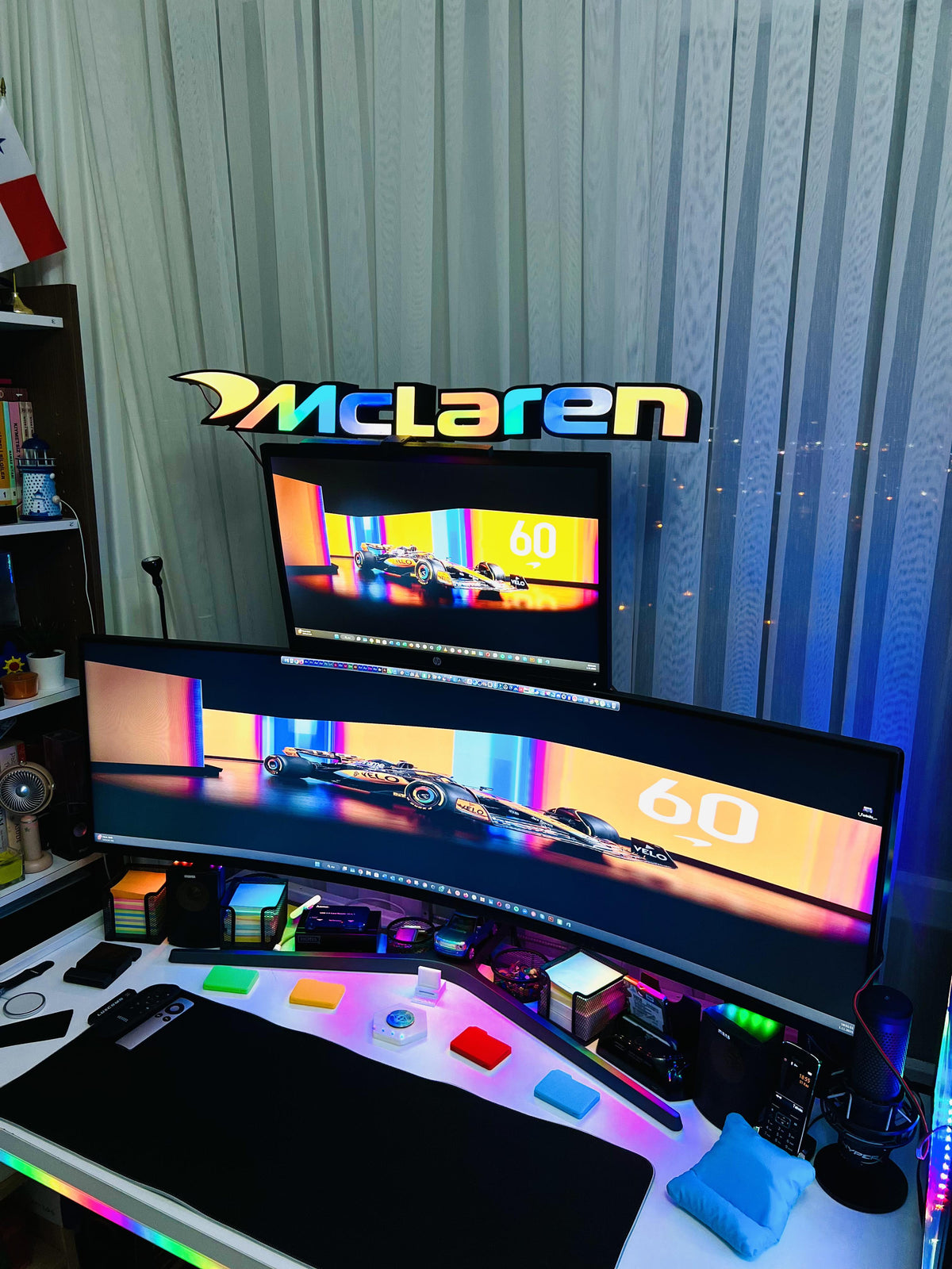 McLaren Logo / Duvar Aydınlatma Aksesuarı