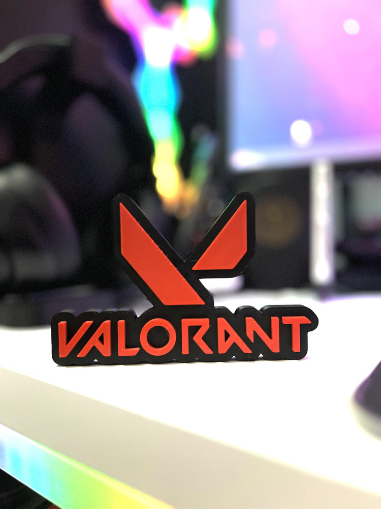 Valorant Logo Masaüstü Aksesuarı Işıksız!