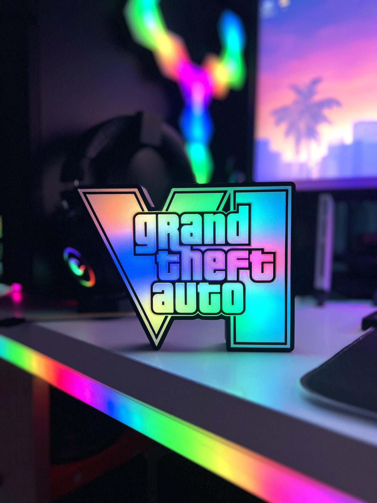GTA 6 Masaüstü Aydınlatma Aksesuarı