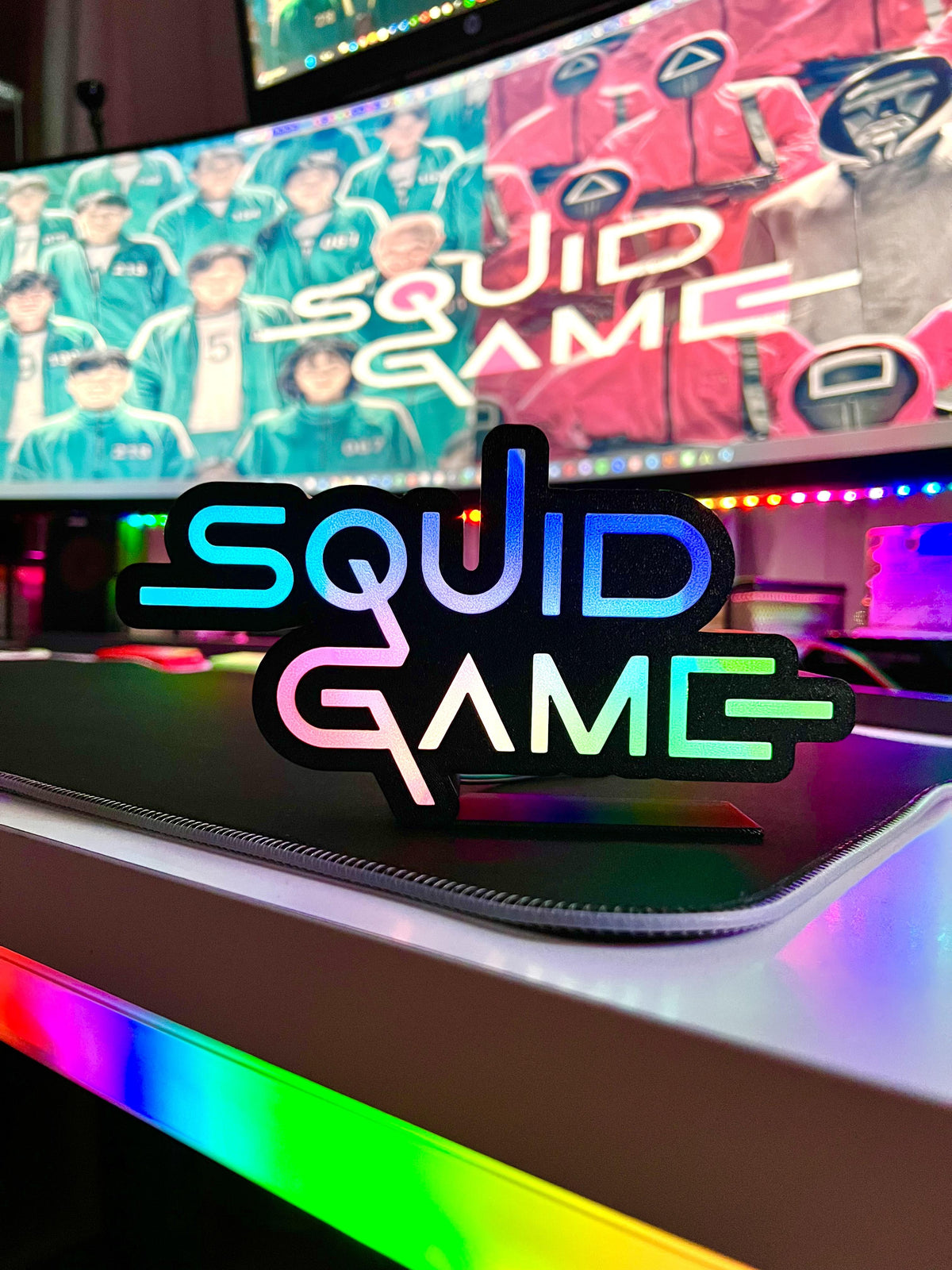 Squid Game Logo Masaüstü Aydınlatma Aksesuarı