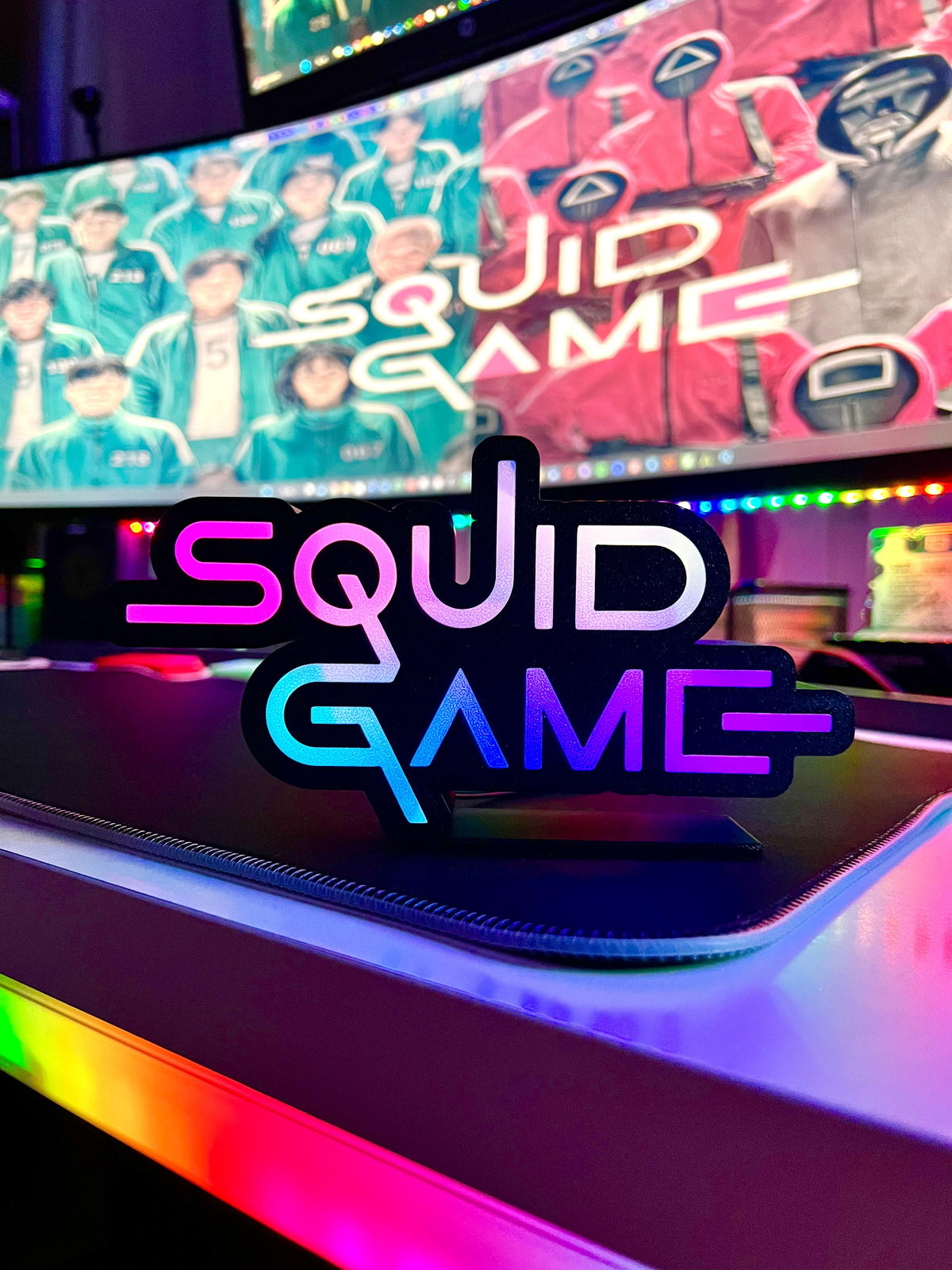 Squid Game Logo Masaüstü Aydınlatma Aksesuarı
