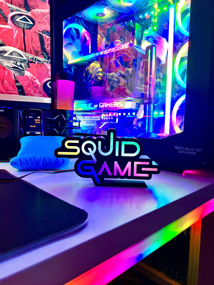 Squid Game Logo Masaüstü Aydınlatma Aksesuarı
