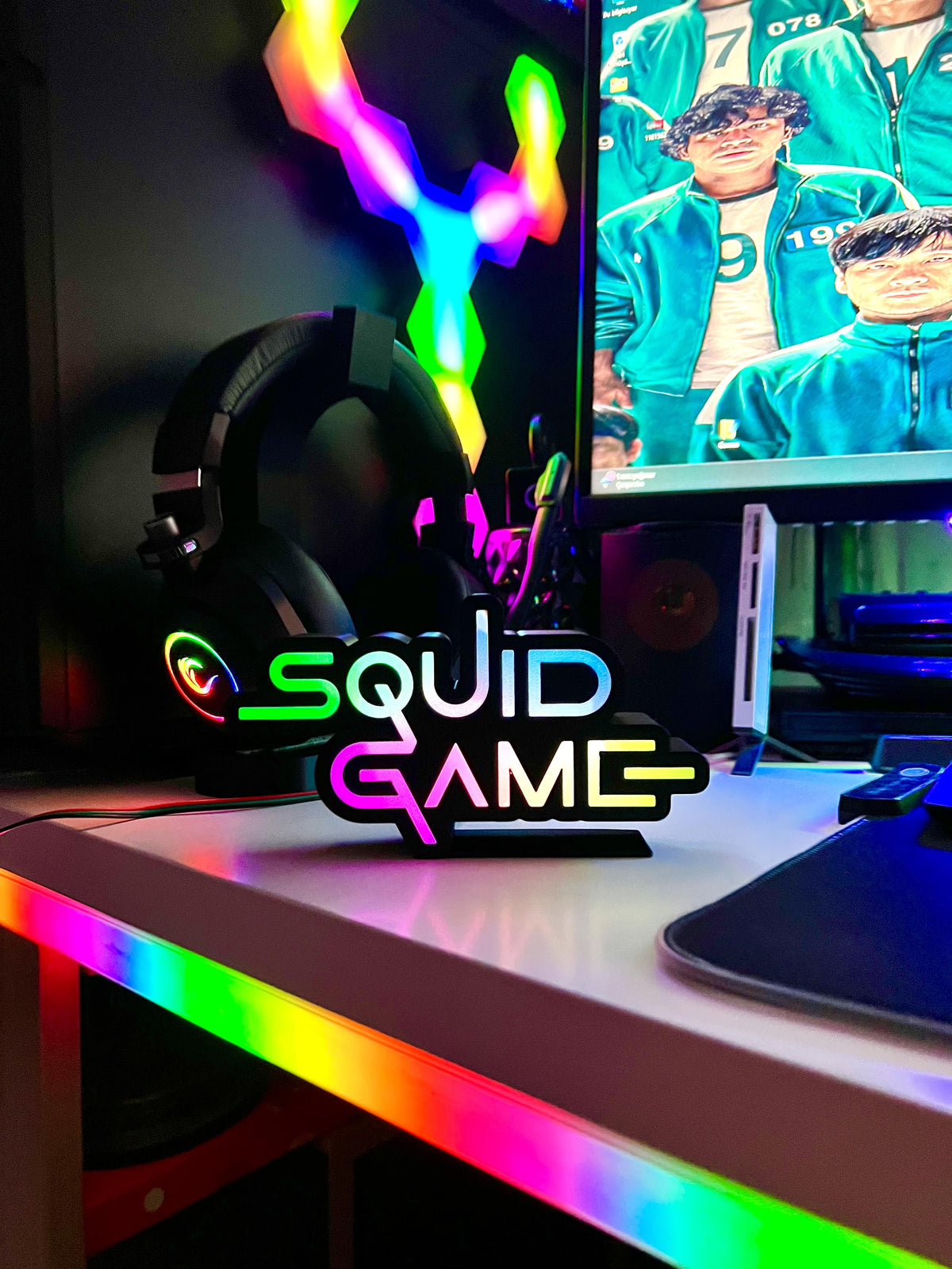 Squid Game Logo Masaüstü Aydınlatma Aksesuarı