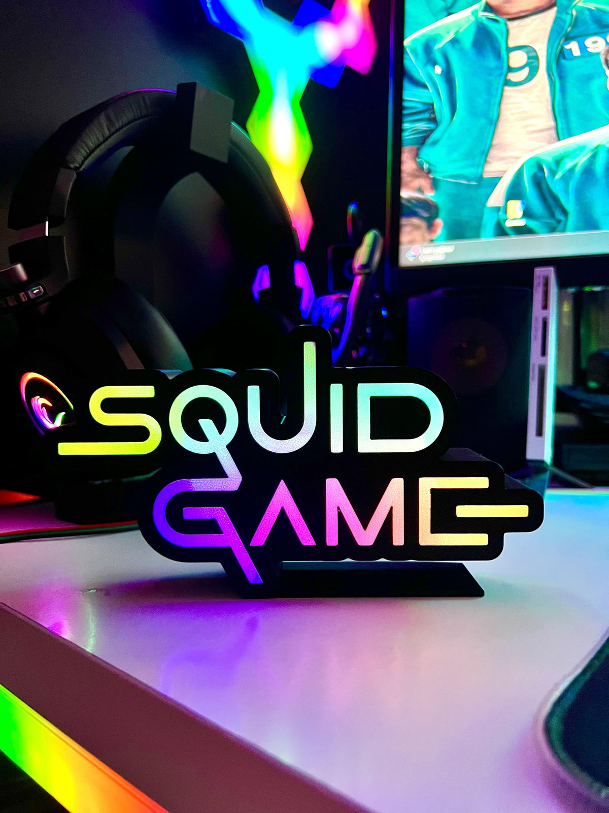 Squid Game Logo Masaüstü Aydınlatma Aksesuarı