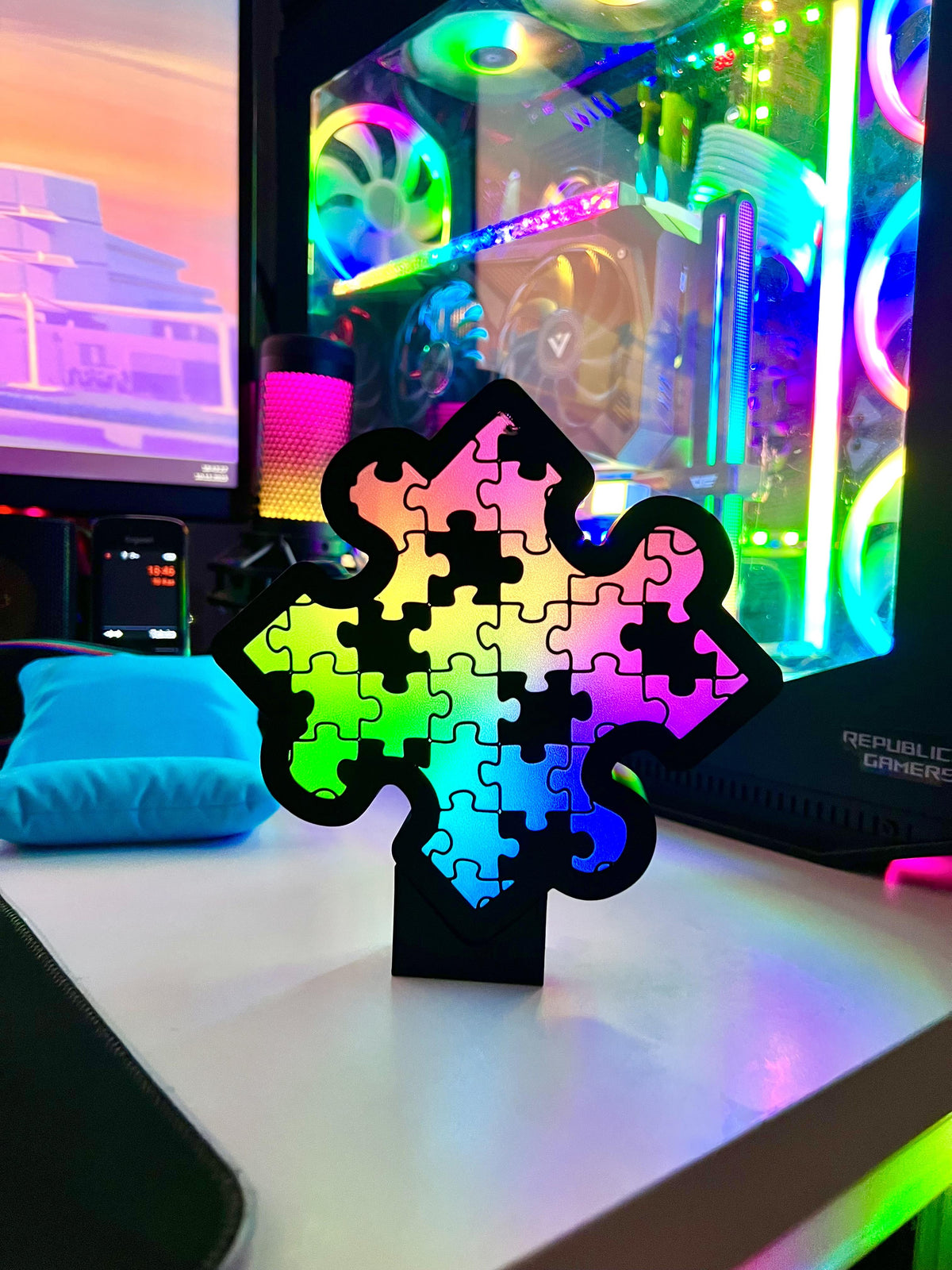 Puzzle Masaüstü Aydınlatma Aksesuarı