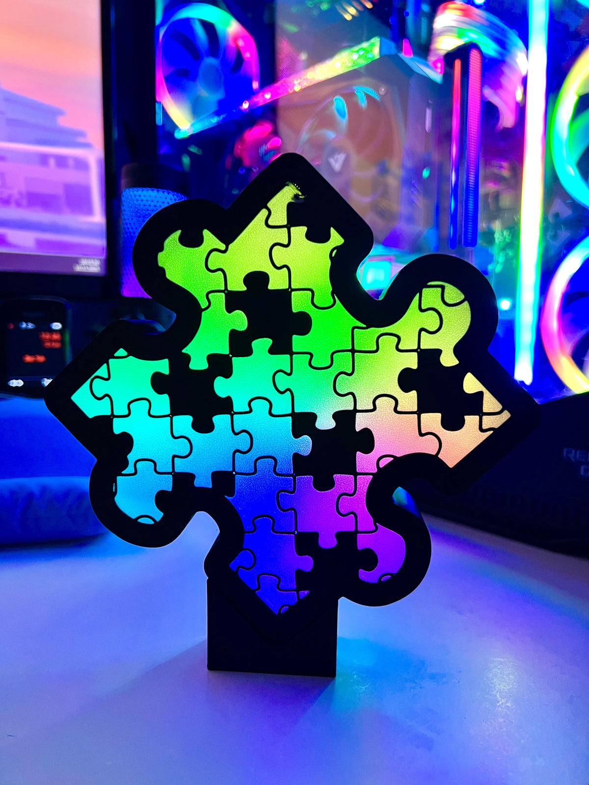 Puzzle Masaüstü Aydınlatma Aksesuarı