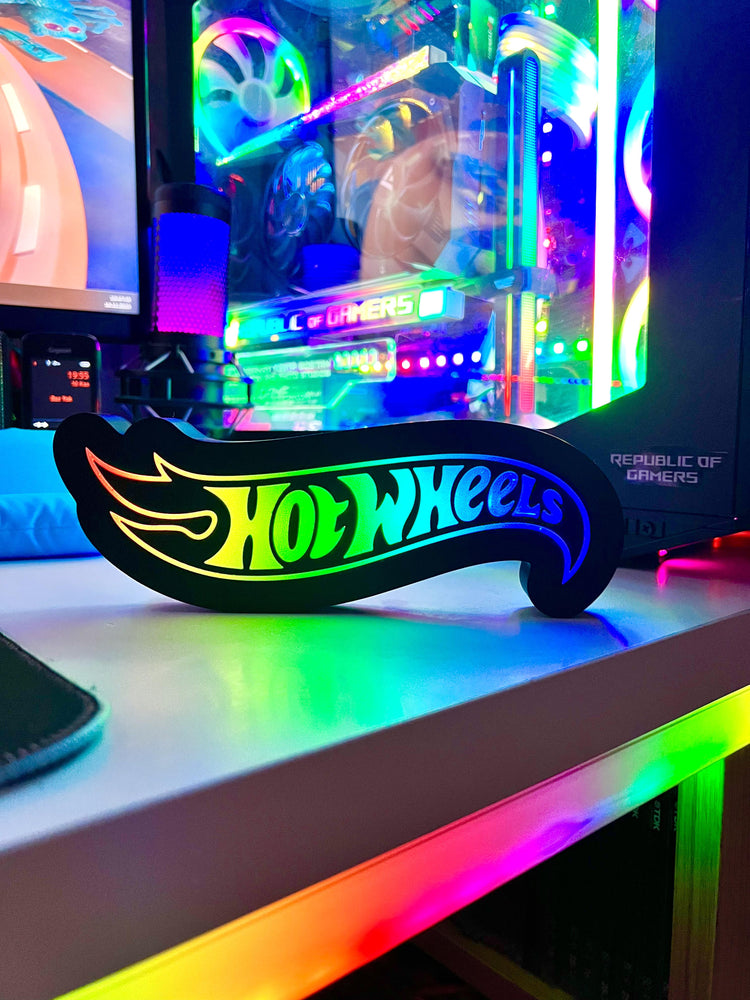 Hot Wheels Masaüstü / Duvar Aydınlatma Aksesuarı