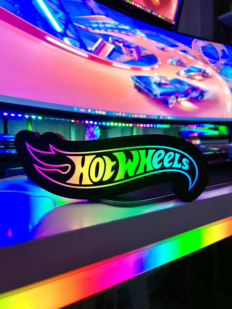 Hot Wheels Masaüstü / Duvar Aydınlatma Aksesuarı