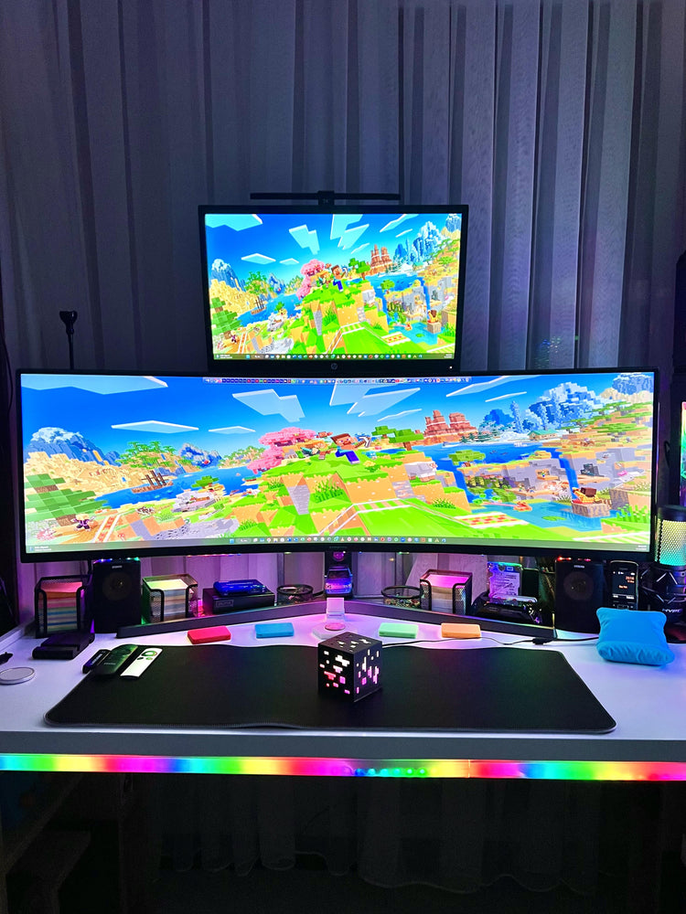 Küp Minecraft Masaüstü Aydınlatma Aksesuarı
