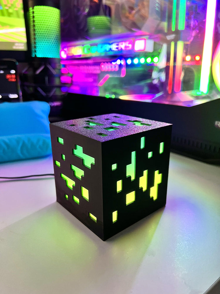 Küp Minecraft Masaüstü Aydınlatma Aksesuarı
