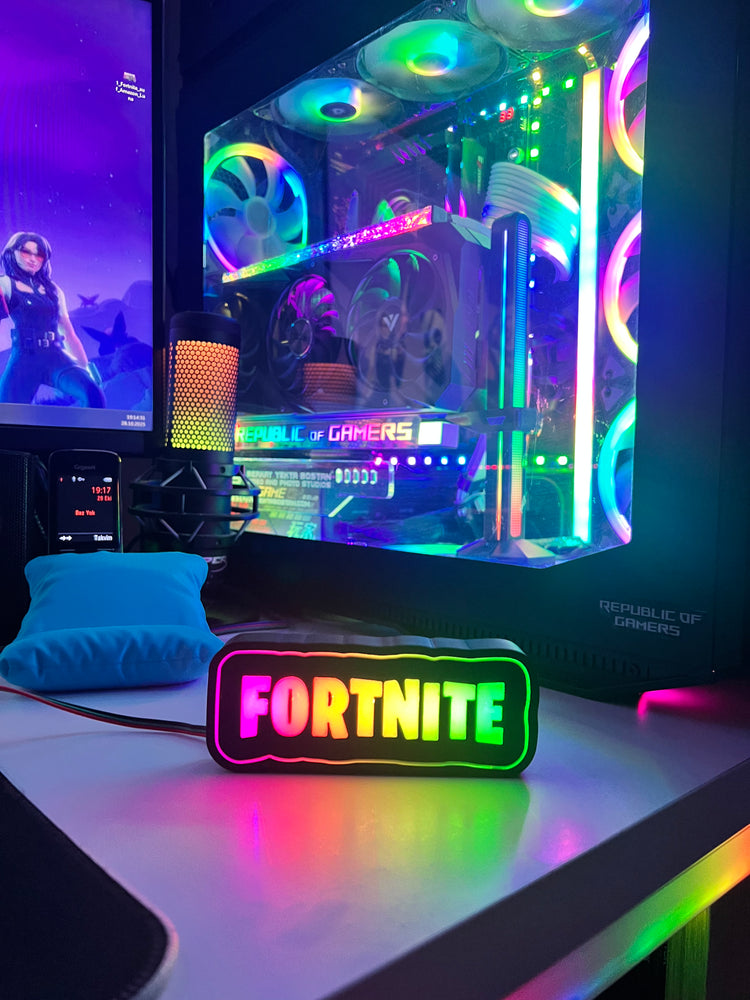 Fortnite Logo Masaüstü Aydınlatma Aksesuarı