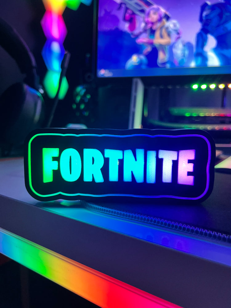 Fortnite Logo Masaüstü Aydınlatma Aksesuarı