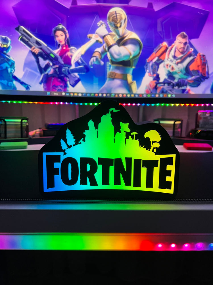 Fortnite Logo Masaüstü Aydınlatma Aksesuarı