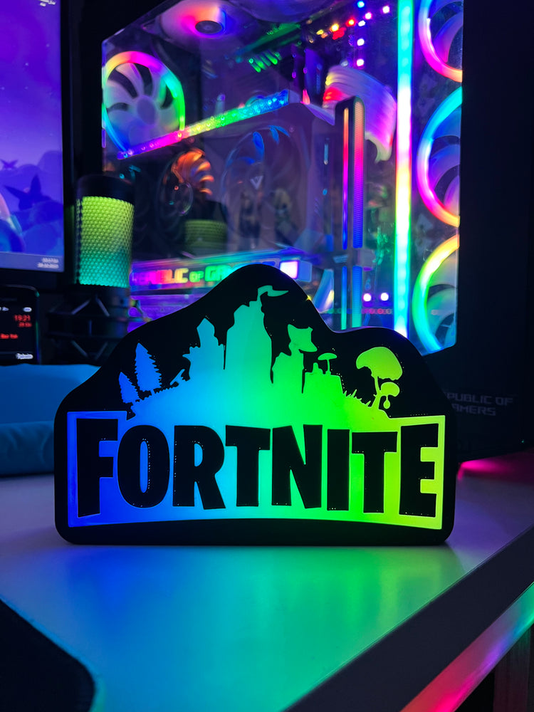 Fortnite Logo Masaüstü Aydınlatma Aksesuarı
