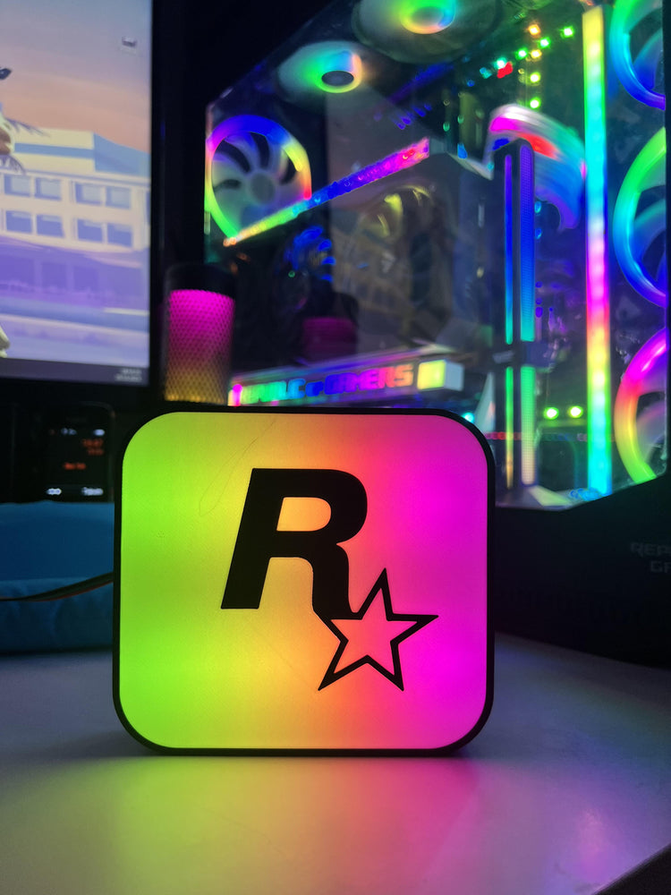 Rockstar Games Logo Masaüstü Aydınlatma Aksesuarı