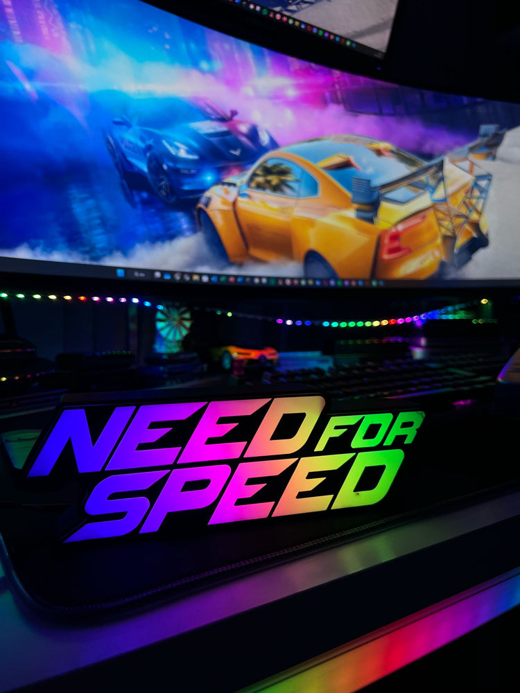Need For Speed Logo Masaüstü Aydınlatma Aksesuarı