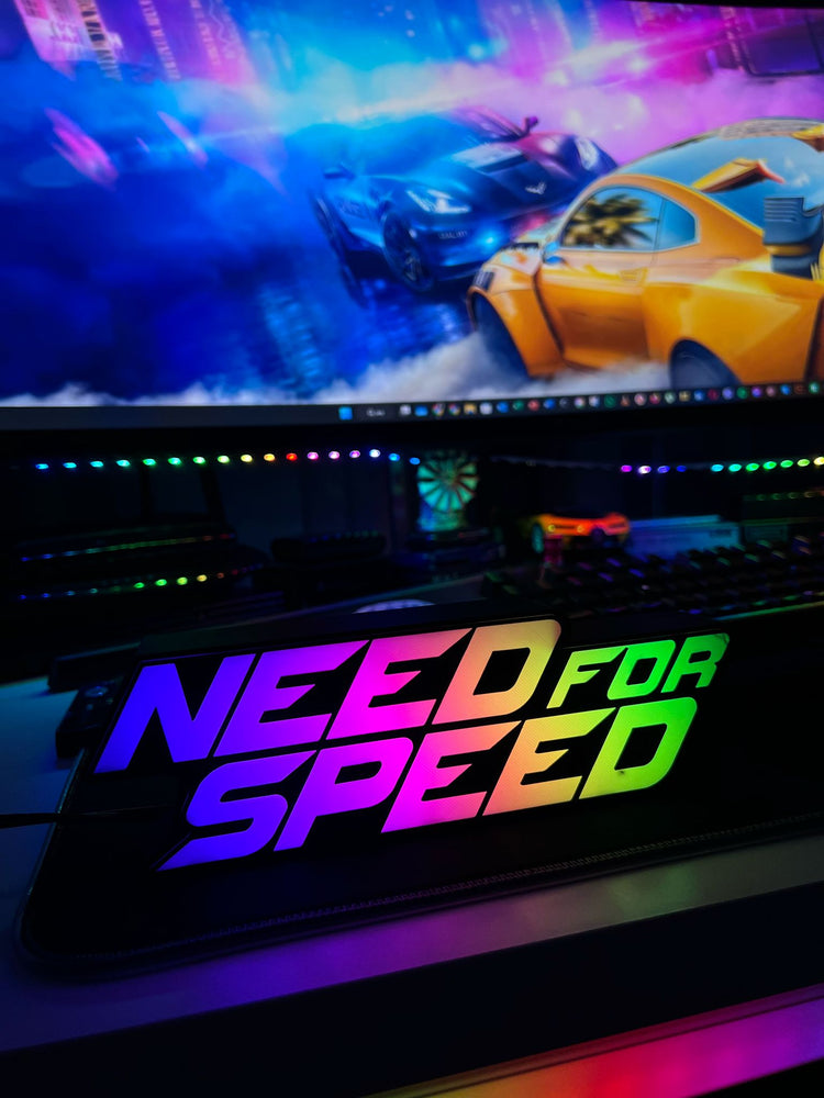 Need For Speed Logo Masaüstü Aydınlatma Aksesuarı