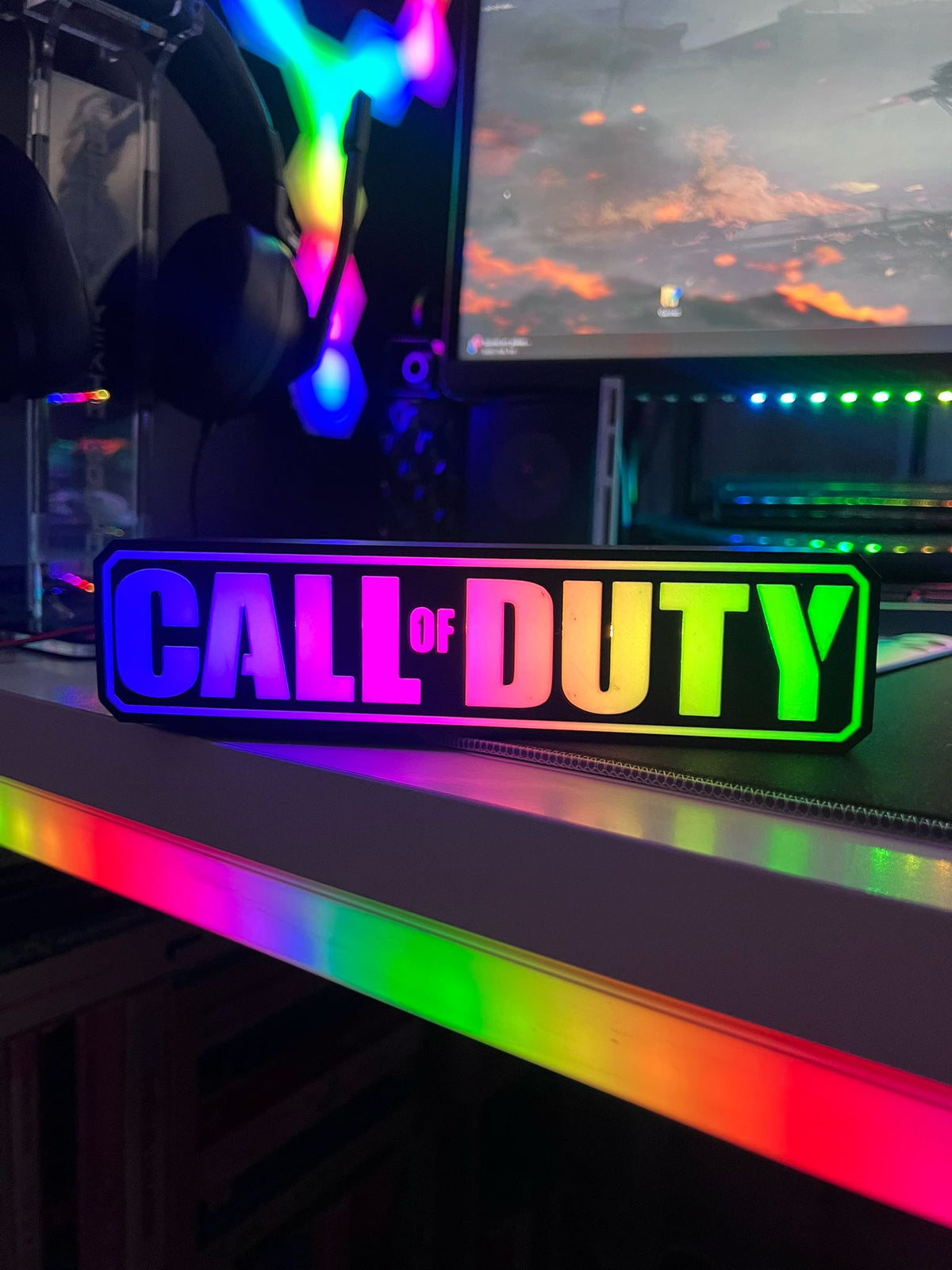 Call of Duty Logo Masaüstü Aydınlatma Aksesuarı