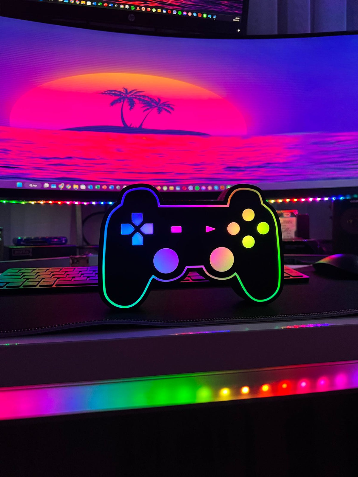 Playstation Kumanda Masaüstü Aydınlatma Aksesuarı