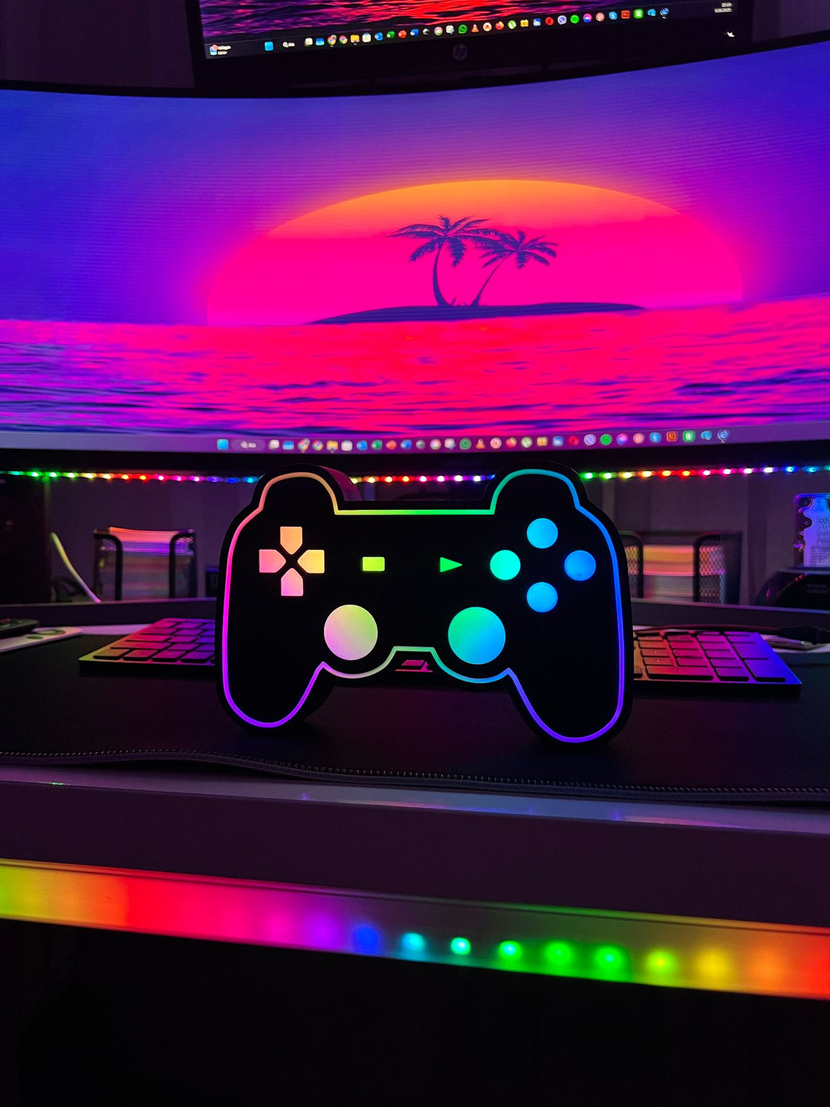 Playstation Kumanda Masaüstü Aydınlatma Aksesuarı