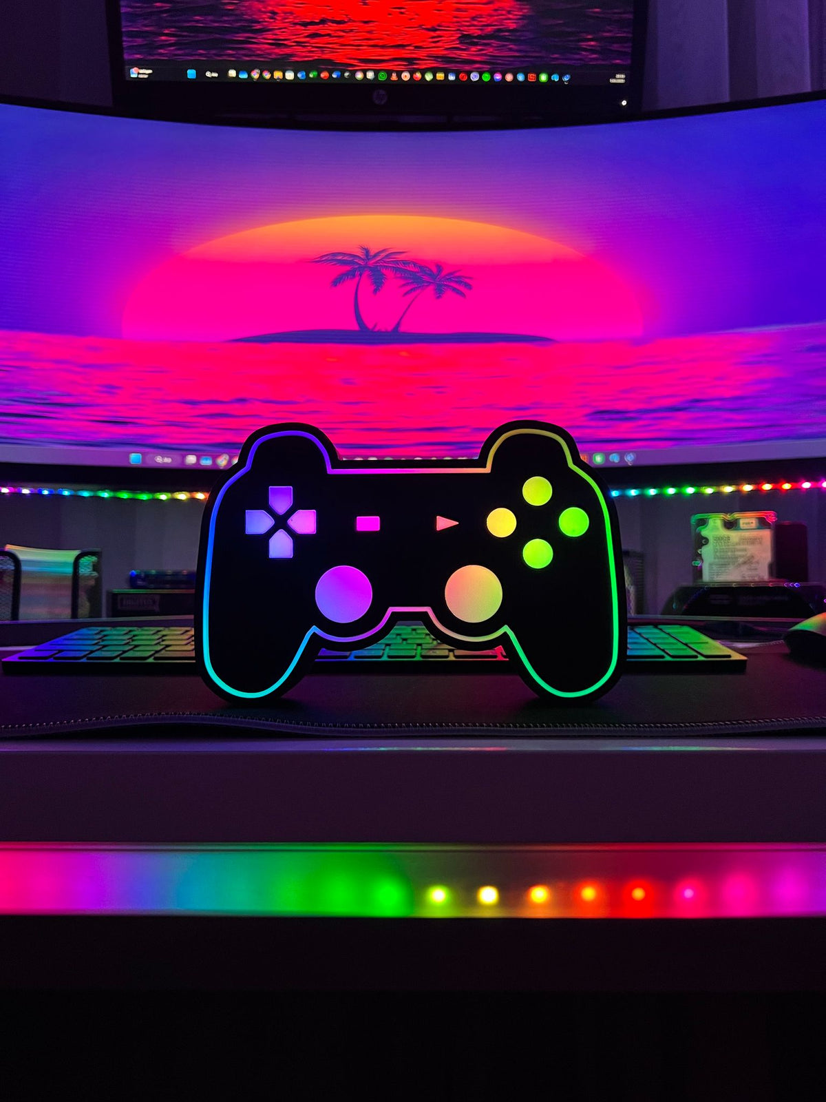 Playstation Kumanda Masaüstü Aydınlatma Aksesuarı