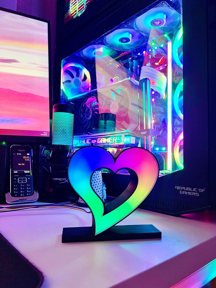 Love Kalp Masaüstü Aydınlatma Aksesuarı
