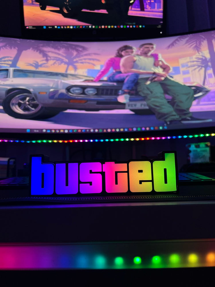 GTA Busted Logo Masaüstü Aydınlatma Aksesuarı