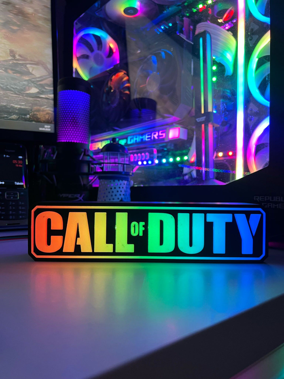 Call of Duty Logo Masaüstü Aydınlatma Aksesuarı