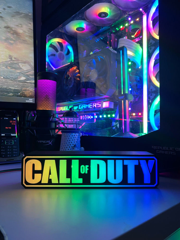Call of Duty Logo Masaüstü Aydınlatma Aksesuarı