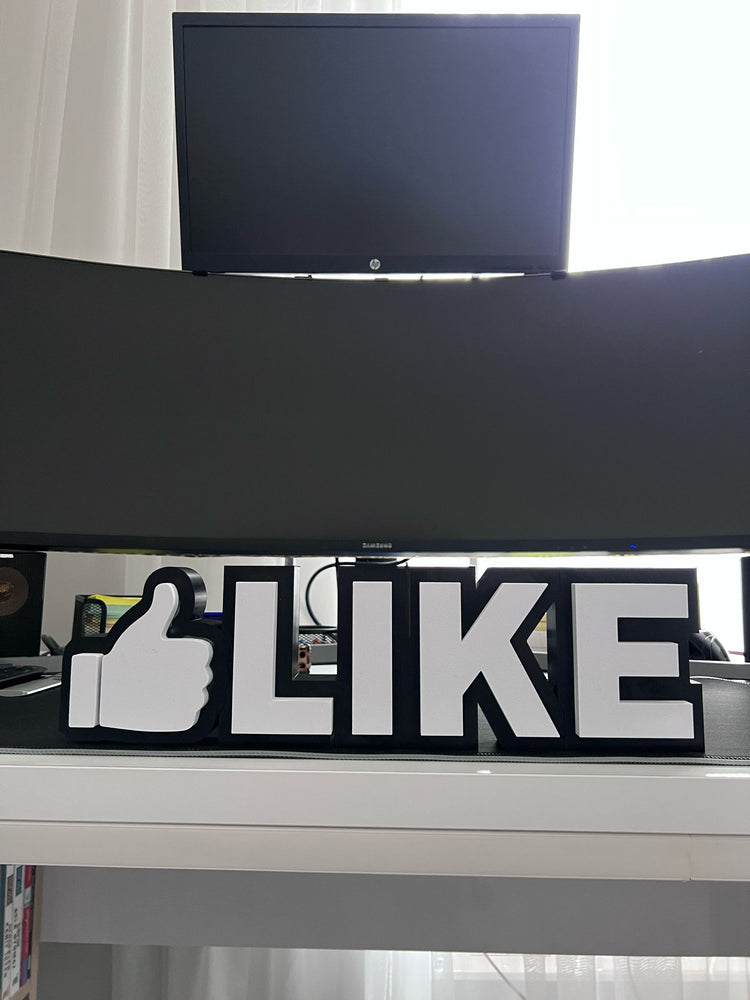 Like Sosyal Medya Tasarımı Duvar Aydınlatma Aksesuarı