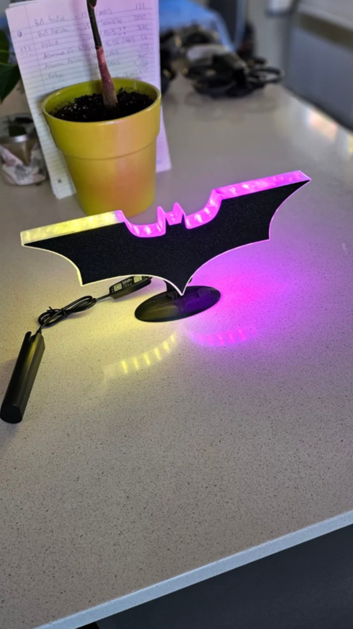 Batman Yarasa Masaüstü Aydınlatma Aksesuarı 2
